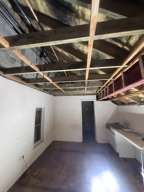 Controlled artex plasterboard strip-out in Ealing